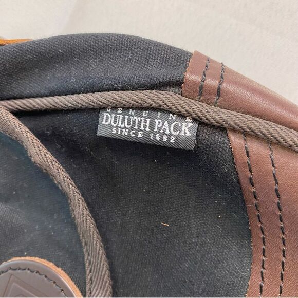 Duluth Pack Black Custom Made Large Deluxe Shell Crossbody Purse One Size - Picture 10 of 14